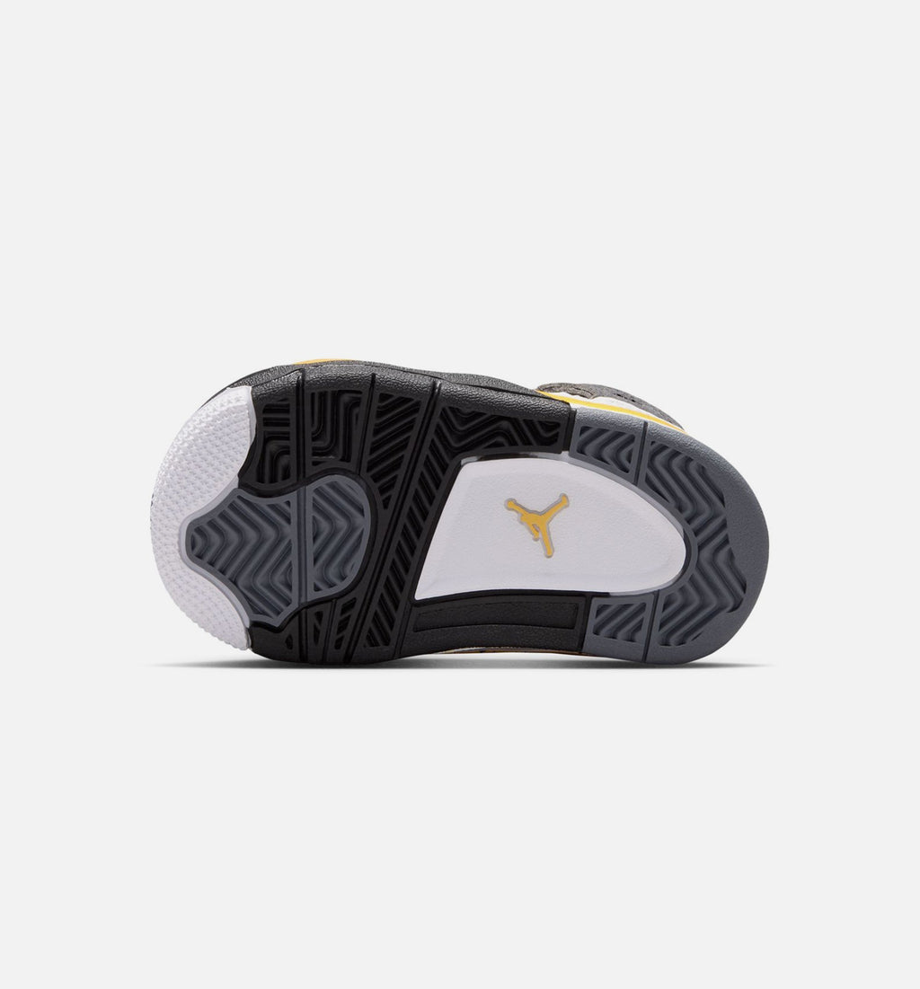 Air Jordan 4 Retro “Rare Air Tour Yellow” Baby and Toddler Lifestyle Shoes