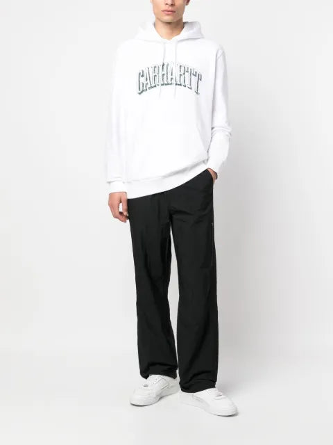 Carhartt WIP logo print drawstring hoodie