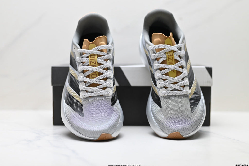 Adidas Unisex Running Shoes #10 - 5 Colorways incl. White/Black/Gold & Black/Pink