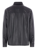 LOEWE leather shirt jacket