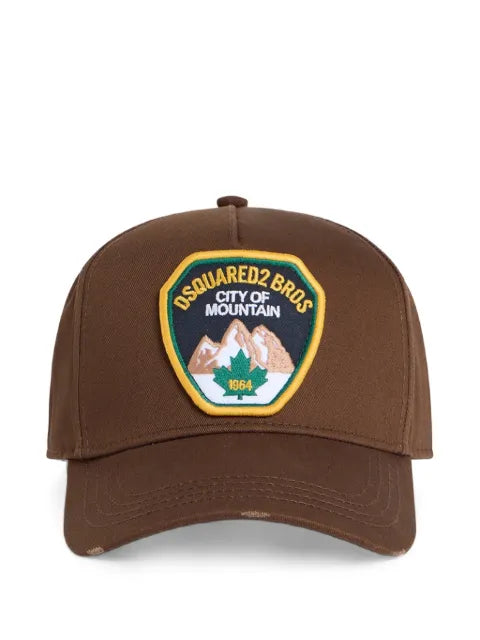 DSQUARED2 logo-patch baseball cap