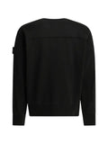 Stone Island logo-patch button-up sweater