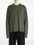 Uma Wang distressed-effect knitted sweater