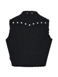 Andersson Bell studded faux-shearling gilet