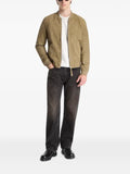 AllSaints Morten suede bomber jacket
