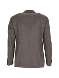 Luigi Bianchi herringbone double-breasted blazer