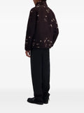 OLAF fleece-texture patterned jacket