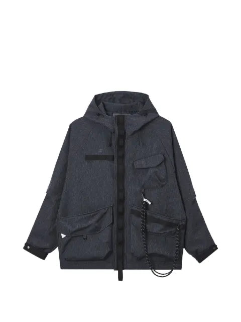 Musium Div. hooded multi-pocket jacket
