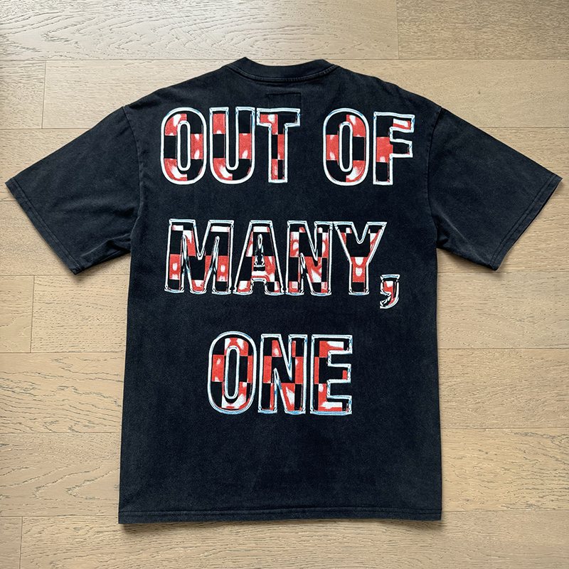 Godspeed Out of Many One Washed Graphic T-Shirt