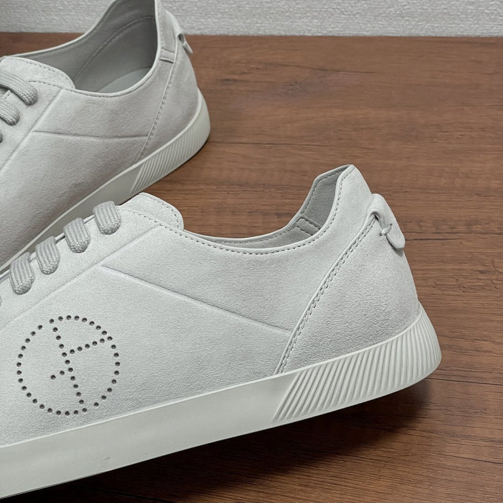 Giorgio Armani Perforated Low-Top Sneakers