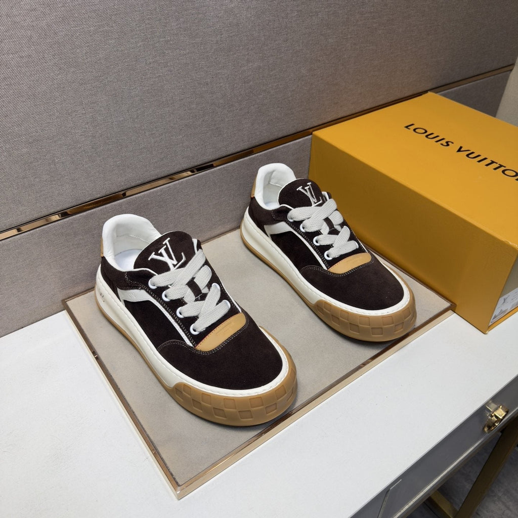Louis Vuitton Men's Paneled Low-Top Sneakers